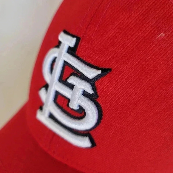 Vintage LST St. Louis Cardinals Mens Baseball Cap Red Adjustable Team MLB - Picture 5 of 12